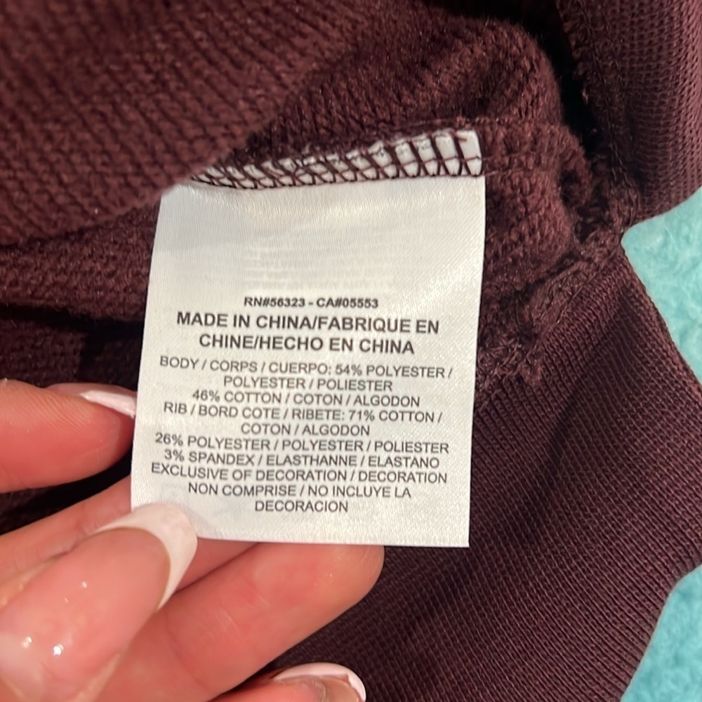 š„NWOT Nike Maroon Crewneck Sweatshirtš„ - Picture 5 of 6